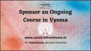 Vyoma Sponsor a course